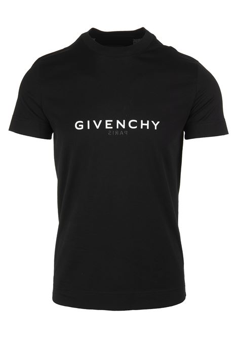 Black Slim Fit GIVENCHY Reverse T-Shirt GIVENCHY | BM71653Y6B001