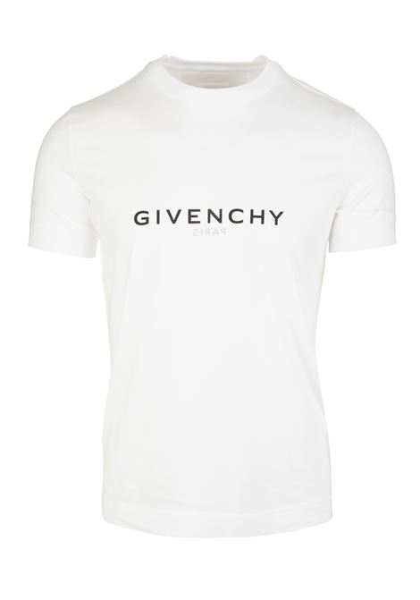 T-Shirt Slim Fit GIVENCHY Reverse Bianca GIVENCHY | BM71653Y6B100