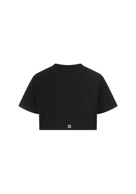 Black GIVENCHY Crop T-Shirt GIVENCHY | BW70C53YAC001