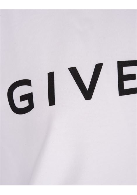 White GIVENCHY Crop T-Shirt GIVENCHY | BW70C53YAC100