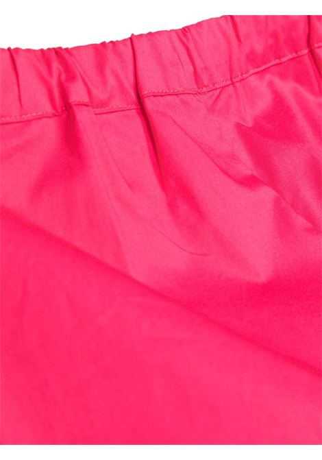 Stretch Cotton Poplin Set in Pink and Carmine Red IL GUFO | P24DP478C00463663