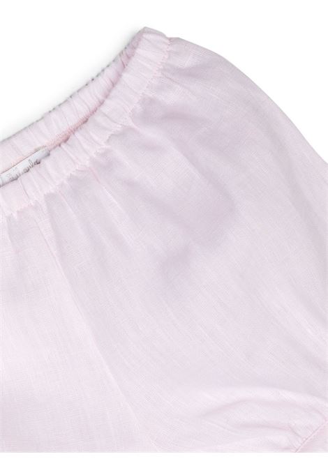 Pink and White Linen Two Piece Set IL GUFO | P24DP484L00120131