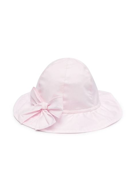 Pink Stretch Poplin Hat With Bow IL GUFO | P24EO244C0046310