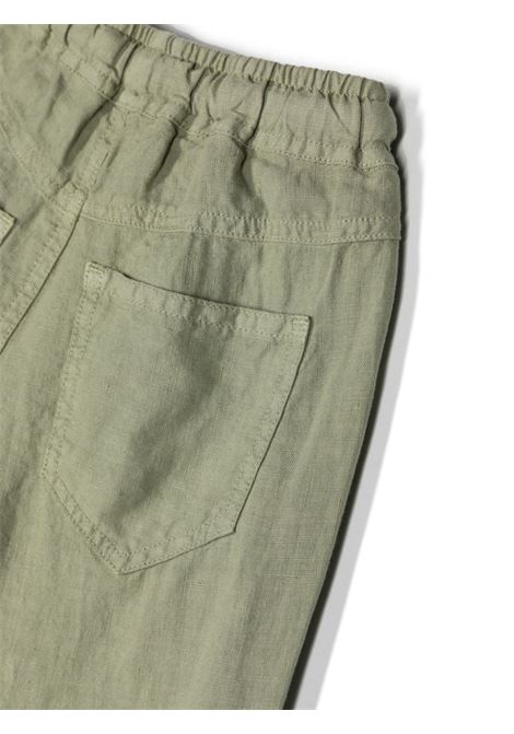 Pantaloni In Lino Verde Salvia Con Coulisse IL GUFO | P24PL195L6009537