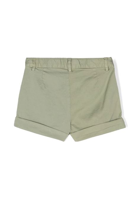 Shorts In Gabardina Stretch Verde Salvia IL GUFO | P24PS008C6034537