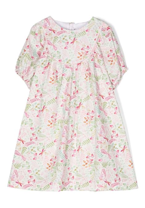 Cotton Dress With Pink Floral Print IL GUFO | P24VM717C4K20332