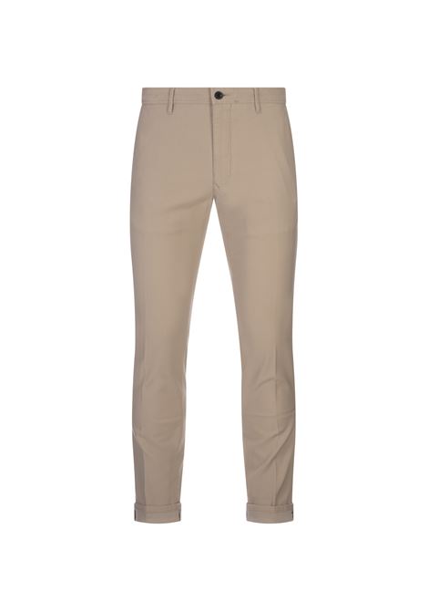 Pantaloni Slim Fit Beige INCOTEX SLACKS | 15S103-9822A400