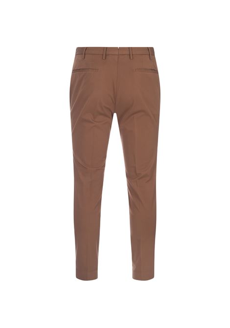 Brown Tight Fit Trousers INCOTEX | ZR851W-9098A646