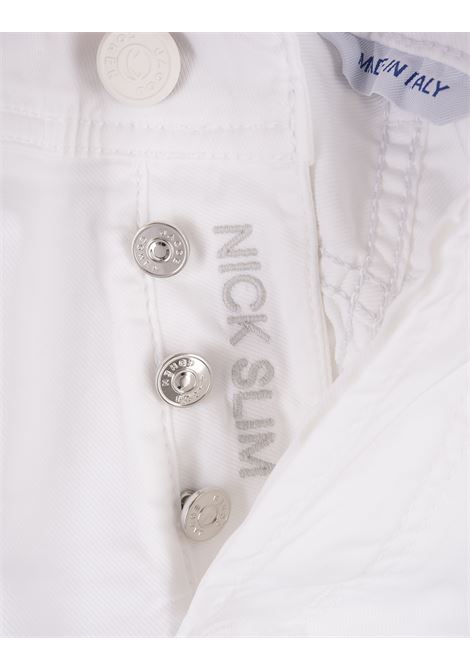 White Nick Slim Trousers JACOB COHEN | UQE07-36-S-3756A00