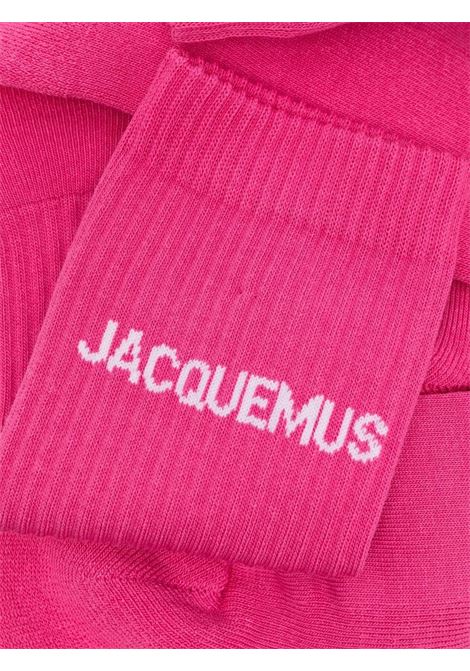 Neon Pink Les Chaussettes Jacquemus Socks JACQUEMUS | 213AC003-5000450
