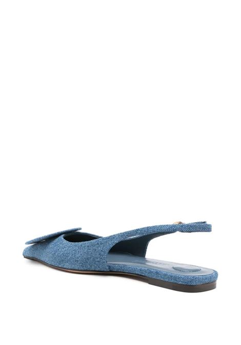 Blue Les Slingback Ballerinas With Duelo Plates JACQUEMUS | 241FO077-3176330