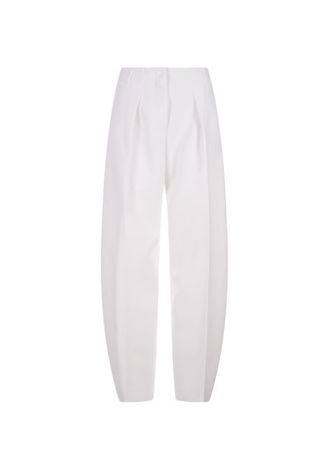Le Pantalon Ovalo In Bianco JACQUEMUS | 241PA079-1526100