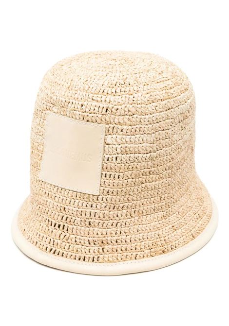 Le Bob Soli Bucket Hat In Ivory JACQUEMUS | 245AC642-3060120
