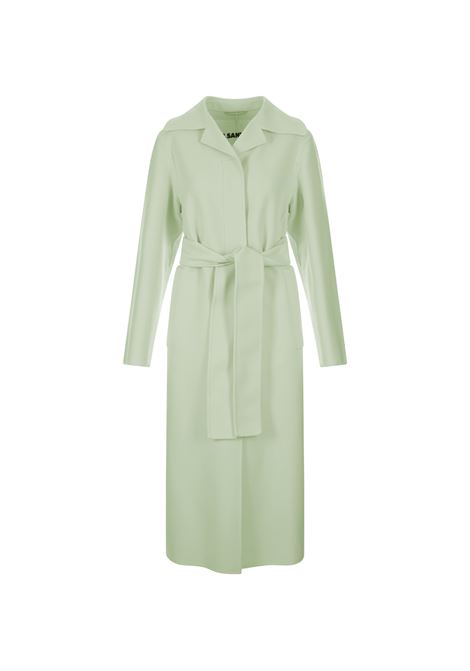 Green Wool Robe Coat JIL SANDER | J02AA0006-J35002335