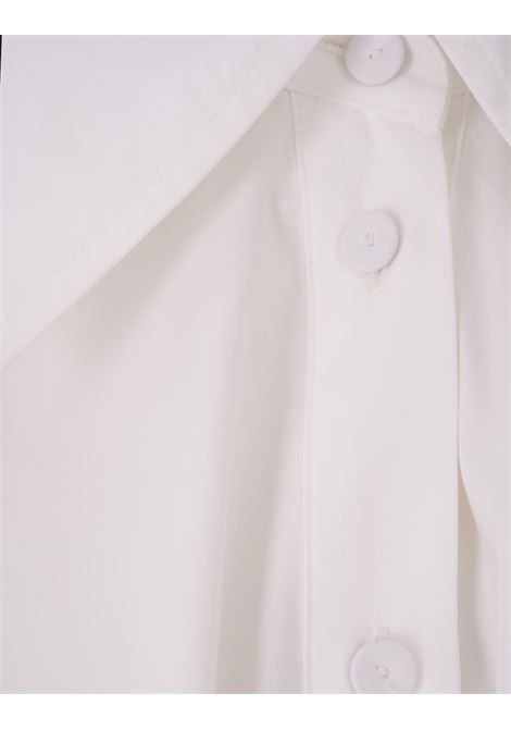 White Cotton Voluminous Shirt JIL SANDER | J03DL0134-J45247100