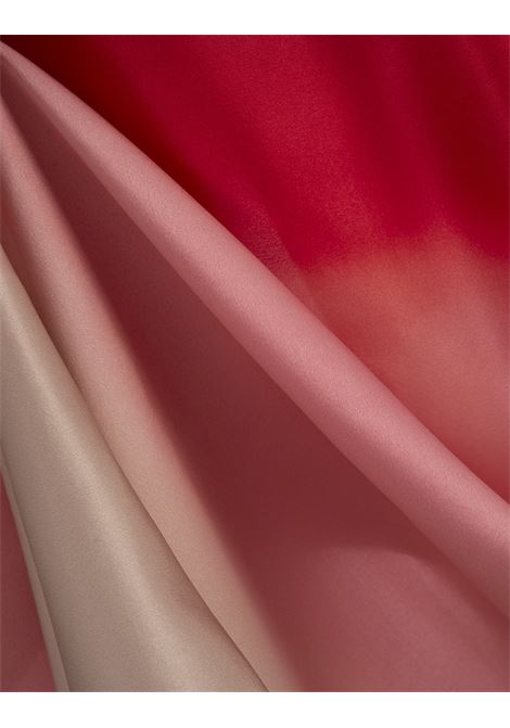 Red and Pink Shaded Sleeveless Dress KITON | D57323K0984C02