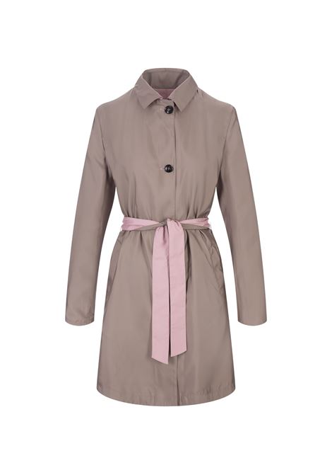 Pink and Sand Reversible Trench Coat KITON | DW57632K0956A05