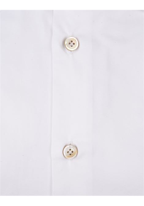 Camicia In Popeline Bianco KITON | UCCH0660101