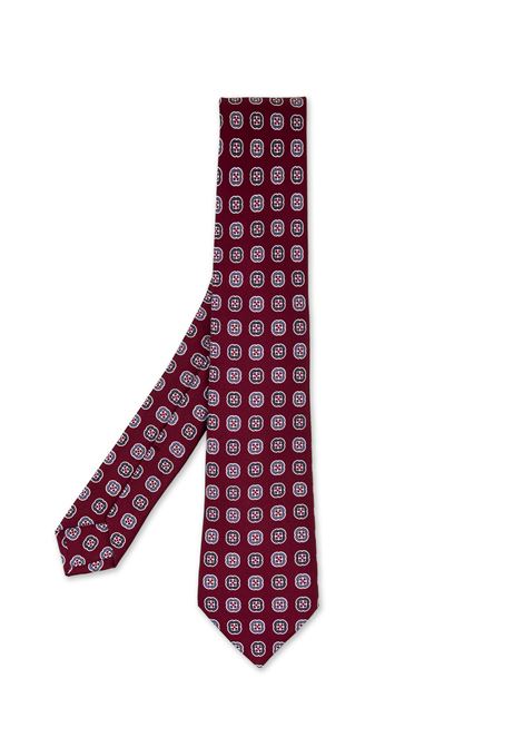 Cravatta Bordeaux Con Pattern KITON | UCRVKRC01I1505
