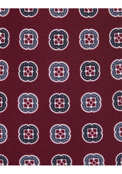 Burgundy Tie With Pattern KITON | UCRVKRC01I1505