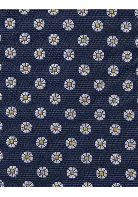 Cravatta Blu Navy Con Margherite KITON | UCRVKRC01I2401