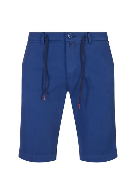 Cobalt Blue Bermuda Shorts With Drawstring KITON | UFBLACK0643D08