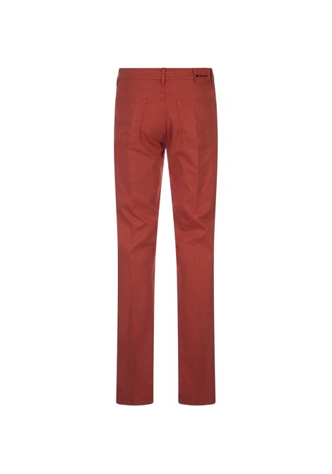 Red 5 Pocket Straight Leg Trousers KITON | UPNJS1K0644D14