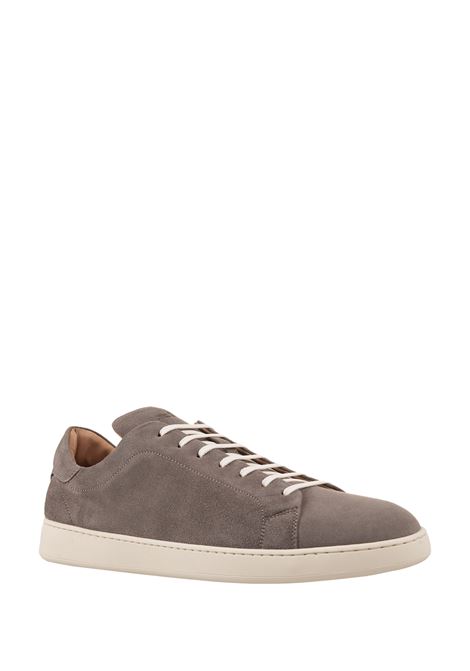 Taupe Suede Low Sneakers KITON | USSA067N0100103