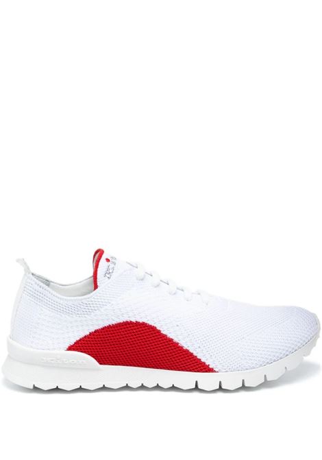 Sneakers Running ''FIT'' Bianche e Rosse KITON | USSFITSN0080997