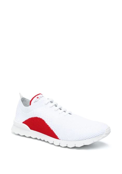 Sneakers Running ''FIT'' Bianche e Rosse KITON | USSFITSN0080997