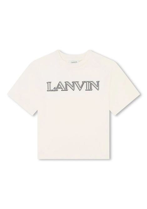 T-Shirt Burro Con Logo LANVIN ENFANT | N30065519