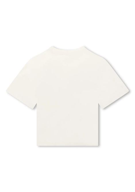 Butter T-Shirt With Logo Print LANVIN ENFANT | N30069519
