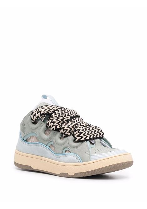 Curb Sneakers In Light Blue Leather LANVIN | FW-SKDK02-DRA2-A2121