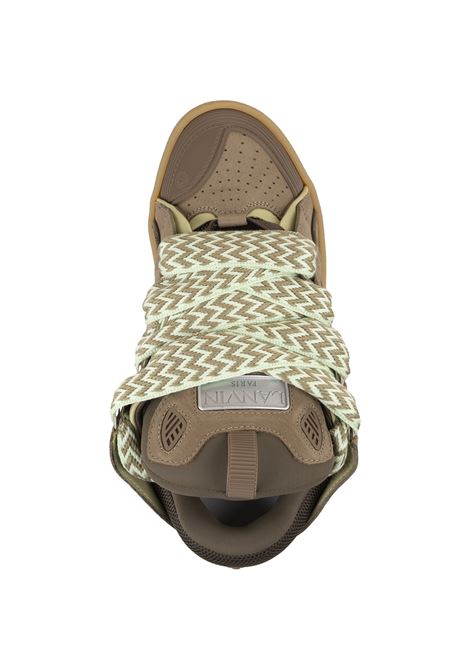 Curb Sneakers In Green Leather LANVIN | FW-SKDK02-DRAG-A21650
