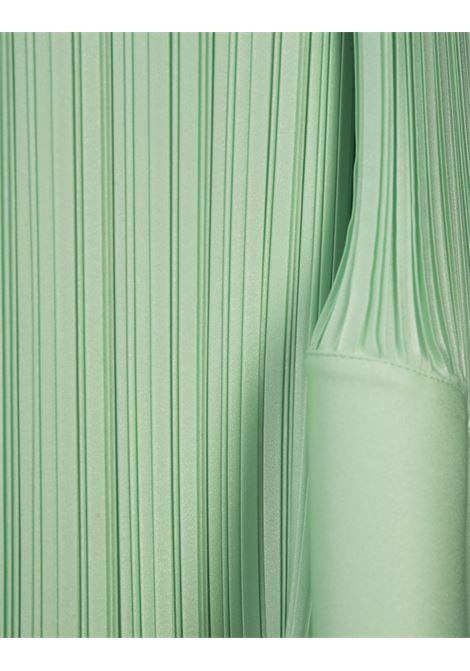 Green Satin Asymmetrical Midi Skirt LANVIN | RW-ST0020-5944-E2426