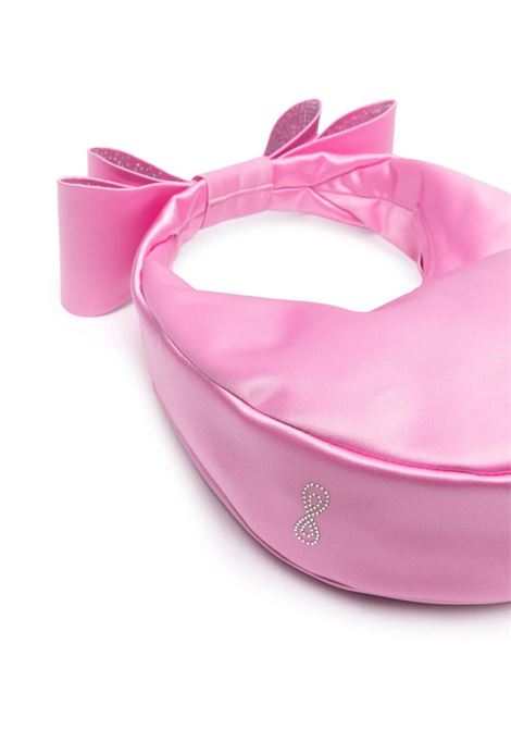 Pink Small Cadeau Satin Tote Bag MACH & MACH | R24-B0065-CRP922