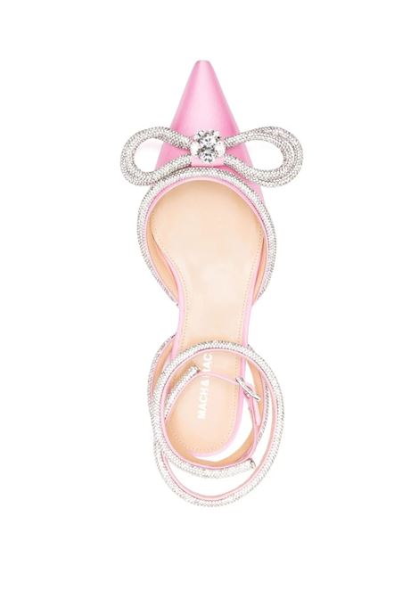 Pink Patent Double Bow Ballerinas MACH & MACH | R24-S0017-CRP922