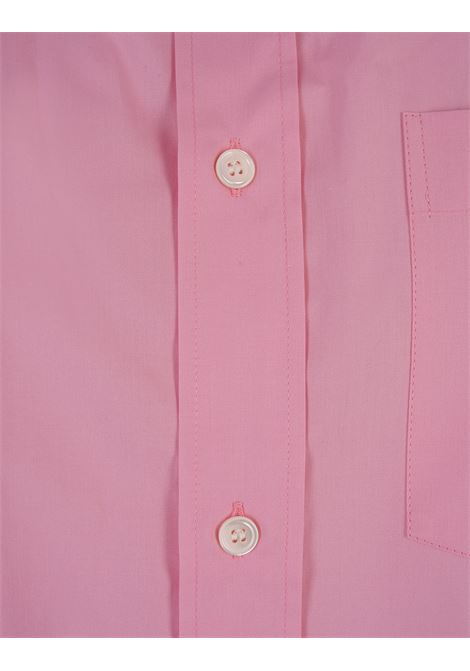 Camicia Cropped In Cotone Rosa MARNI | CAMA0579S0-UTC19300C14