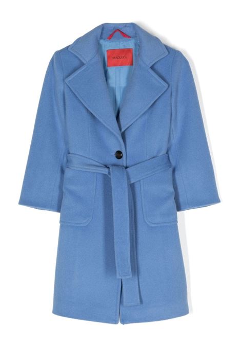Light Blue Wool Runaway Coat MAX&CO. KIDS | MX0001-MX001MX800