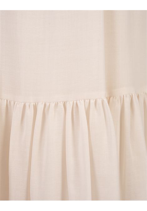 Ivory White Cafila Long Skirt MAX MARA | 2411101021600006