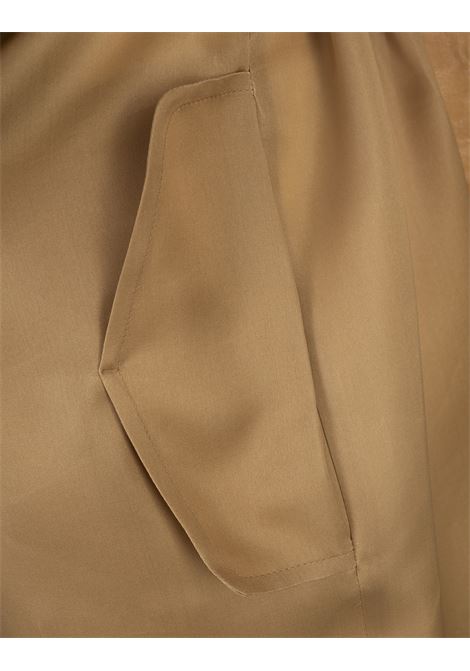Light Brown Sacco Long Trench Coat MAX MARA | 2411121173600004