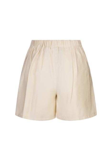 Ivory White Piadena Shorts MAX MARA | 2411141011600001