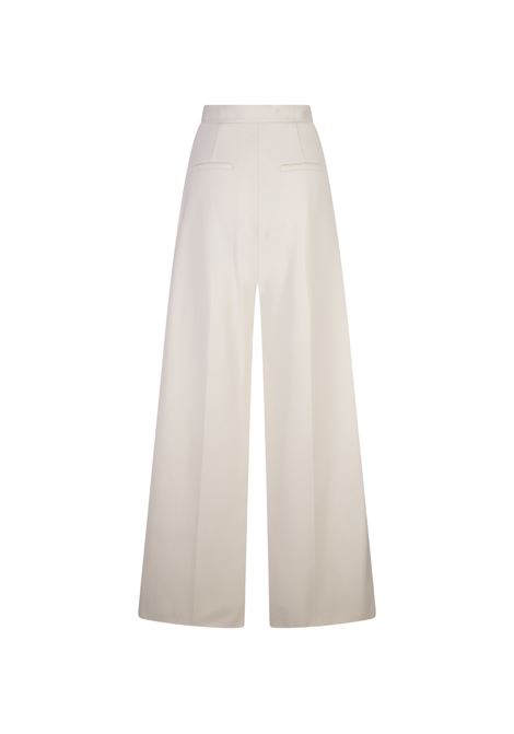 Ivory White Zinnia Trousers MAX MARA | 2411781021600002