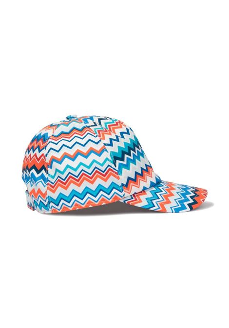 Baseball Hat With Chevron Pattern MISSONI KIDS | MU0P37-P0415998