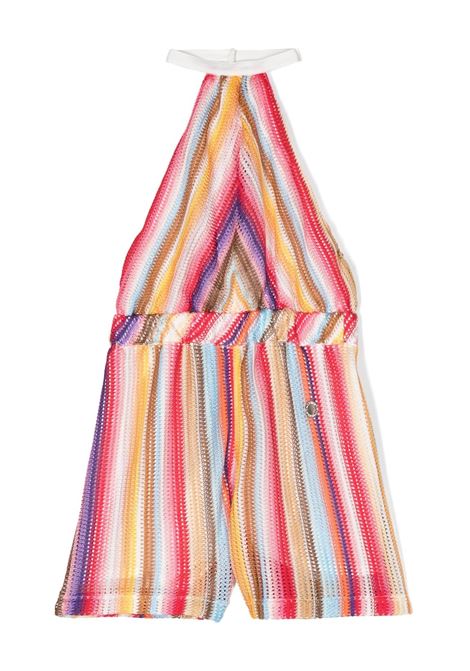 Multicoloured Striped Knitted Short Jumpsuit MISSONI KIDS | Dress And Jumpsuit | MUAA22-Q0049999