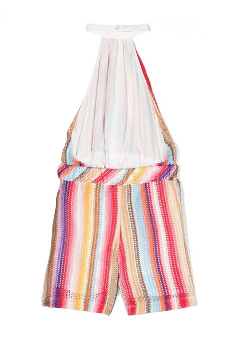 Multicoloured Striped Knitted Short Jumpsuit MISSONI KIDS | MUAA22-Q0049999