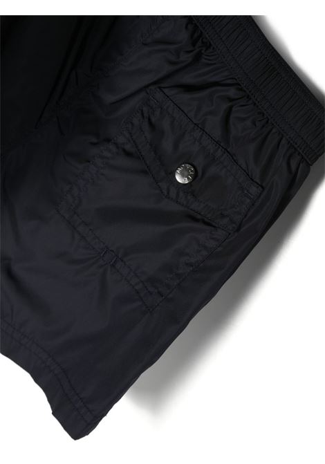 Shorts da Bagno Blu Navy Con Patch Logo MONCLER ENFANT | 2C000-05 53326742