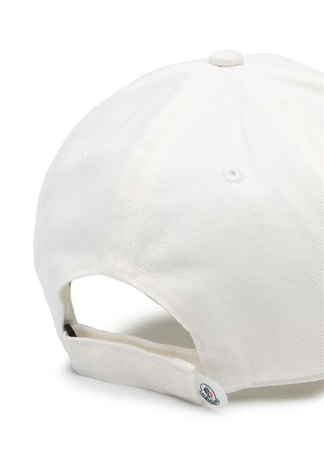 Cappello Da Baseball Bianco Con Patch Logo MONCLER ENFANT | 3B000-11 04863034