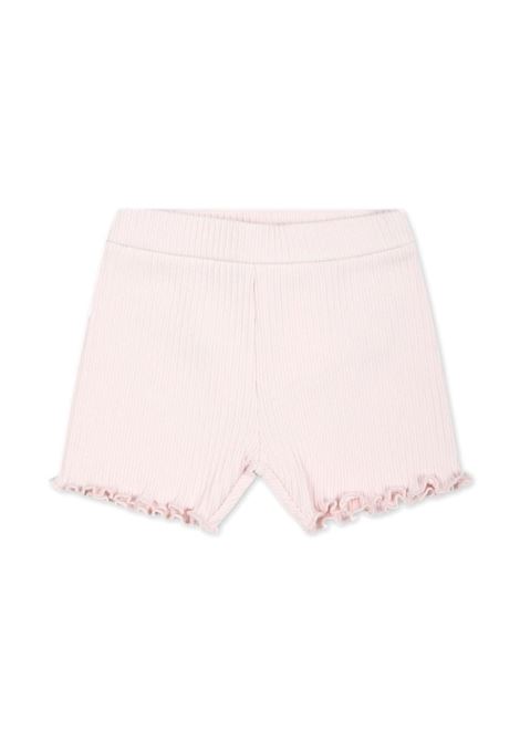 Shorts In Maglia a Coste Rosa MONCLER ENFANT | 8H000-04 89ADL503