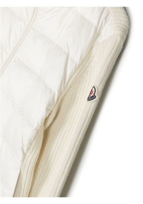 White Wool Padded Cardigan MONCLER ENFANT | 9B000-06 M1241035